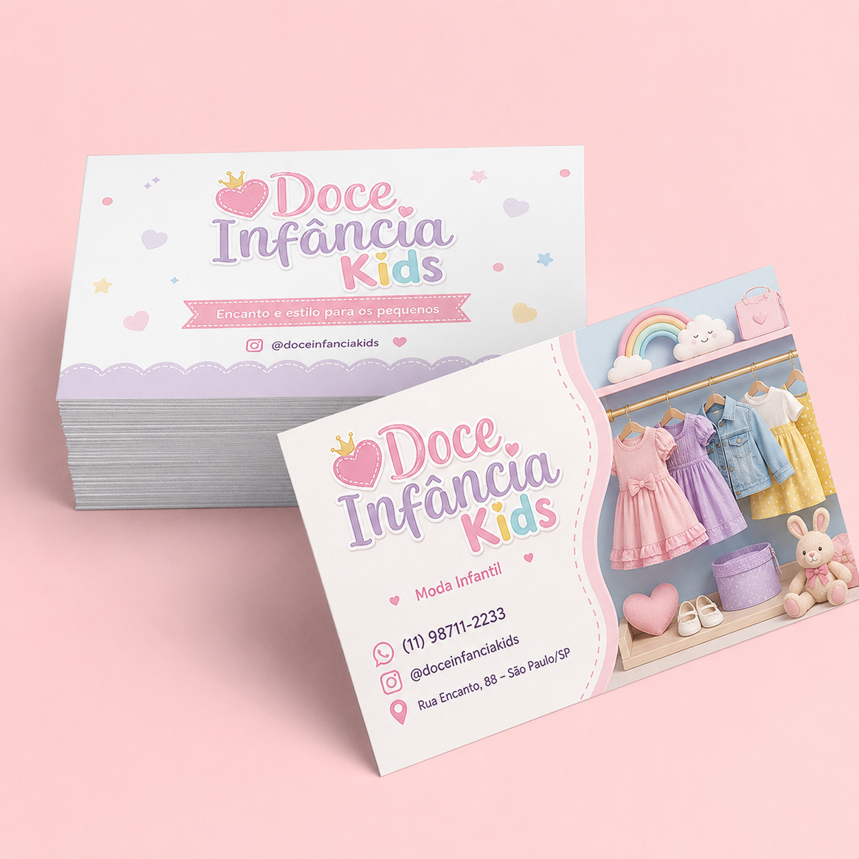 Cartão de Visita — Moda Infantil