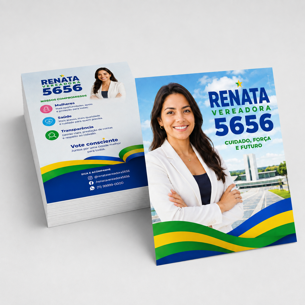Eleições 2026 Santão Couchê 90g Sem Verniz 140x200mm