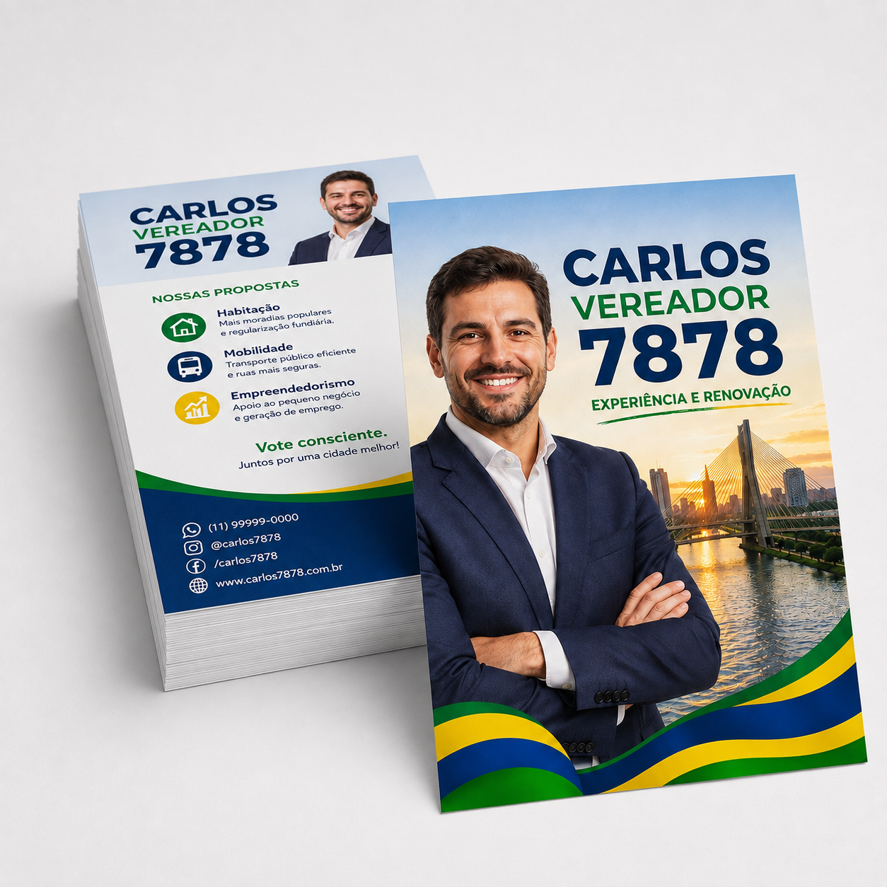 Eleições 2026 Santão Couchê 90g Sem Verniz 140x200mm