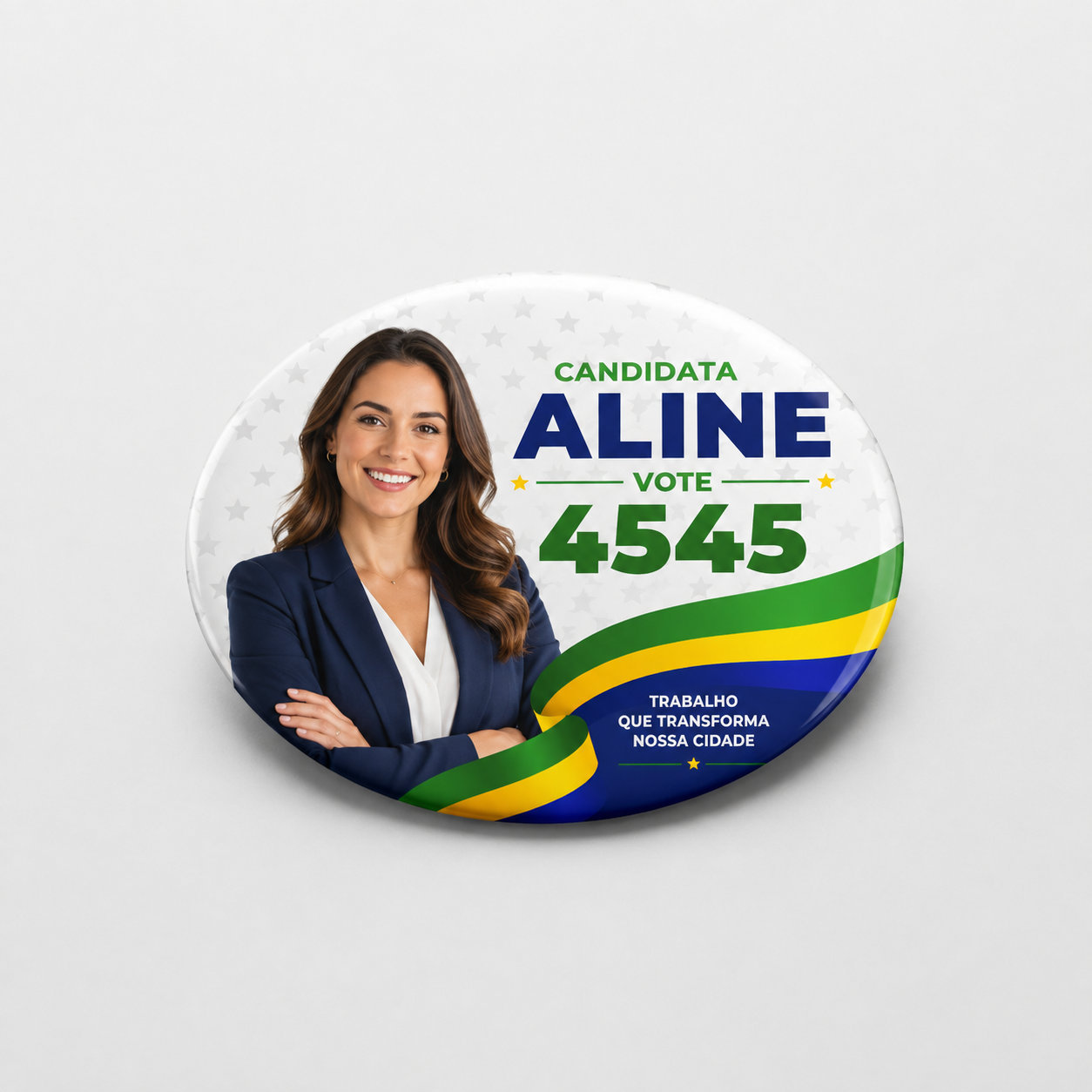 Eleições 2026 Praguinhas Adesivo Papel 53x53mm